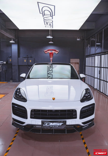 CMST Tuning Carbon Fiber Front Lip for Porsche Cayenne Coupe 9Y3 2018-ON - Performance SpeedShop