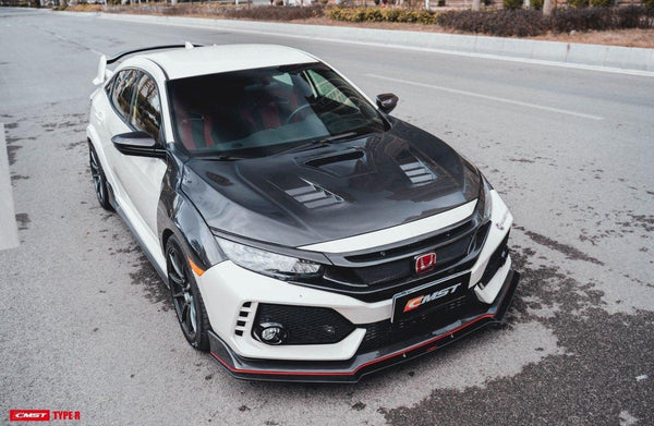 CMST Tuning Carbon Fiber Front Lip Splitter for Honda FK8 Civic Type-R - Performance SpeedShop