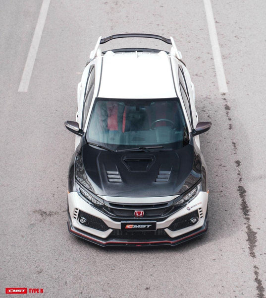 CMST Tuning Carbon Fiber Front Lip Splitter for Honda FK8 Civic Type-R - Performance SpeedShop
