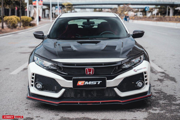 CMST Tuning Carbon Fiber Front Lip Splitter for Honda FK8 Civic Type-R - Performance SpeedShop