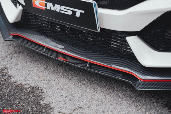 CMST Tuning Carbon Fiber Front Lip Splitter for Honda FK8 Civic Type-R - Performance SpeedShop