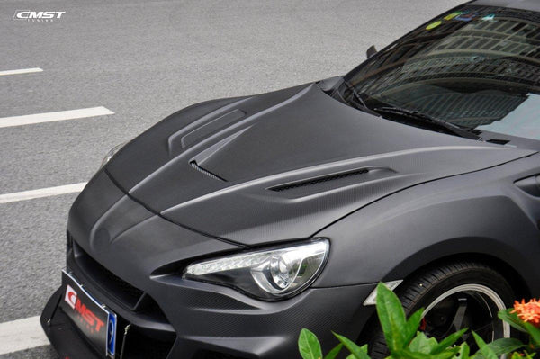 Toyota Scion Subaru GT86 86 TRD GT SE Base ZN6 2017 2018 2019 2020 & Scion FR-S FRS ZN6 2013 2014 2015 2016 & BRZ TS Limited Premium ZN6 2013 2014 2015 2016 2017 2018 2019 2020 with Aftermarket Parts - Joker Front Lip Carbon Fiber / FRP from CMST Tuning
