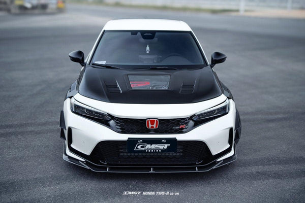 CMST Tuning Carbon Fiber Glass Transparent Hood Bonnet Ver.2 for Honda Civic Type-R FL5 - Performance SpeedShop