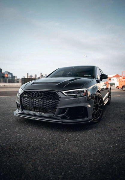 Audi RS3 S3 A3 8V / 8V.5 2014 2015 2016 2017 2018 2019 2020 with Aftermarket Parts - V2 Hood Bonnet Carbon Fiber / FRP from  CMST Tuning
