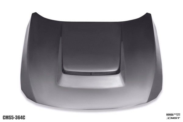 Honda Accord 10th Gen 2018-2022 with Aftermarket Parts - V2 Vented Style Hood Bonnet Carbon Fiber / FRP from CMST Tuning
