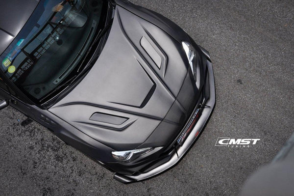 Toyota Scion Subaru GT86 86 TRD GT SE Base ZN6 2017 2018 2019 2020 & Scion FR-S FRS ZN6 2013 2014 2015 2016 & BRZ TS Limited Premium ZN6 2013 2014 2015 2016 2017 2018 2019 2020 with Aftermarket Parts - V5 Joker Hood Carbon Fiber / FRP from CMST Tuning