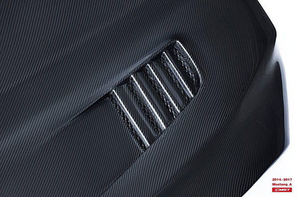 CMST Tuning Carbon Fiber Hood Ver.1 for Ford Mustang S550.1 2015-2017 - Performance SpeedShop