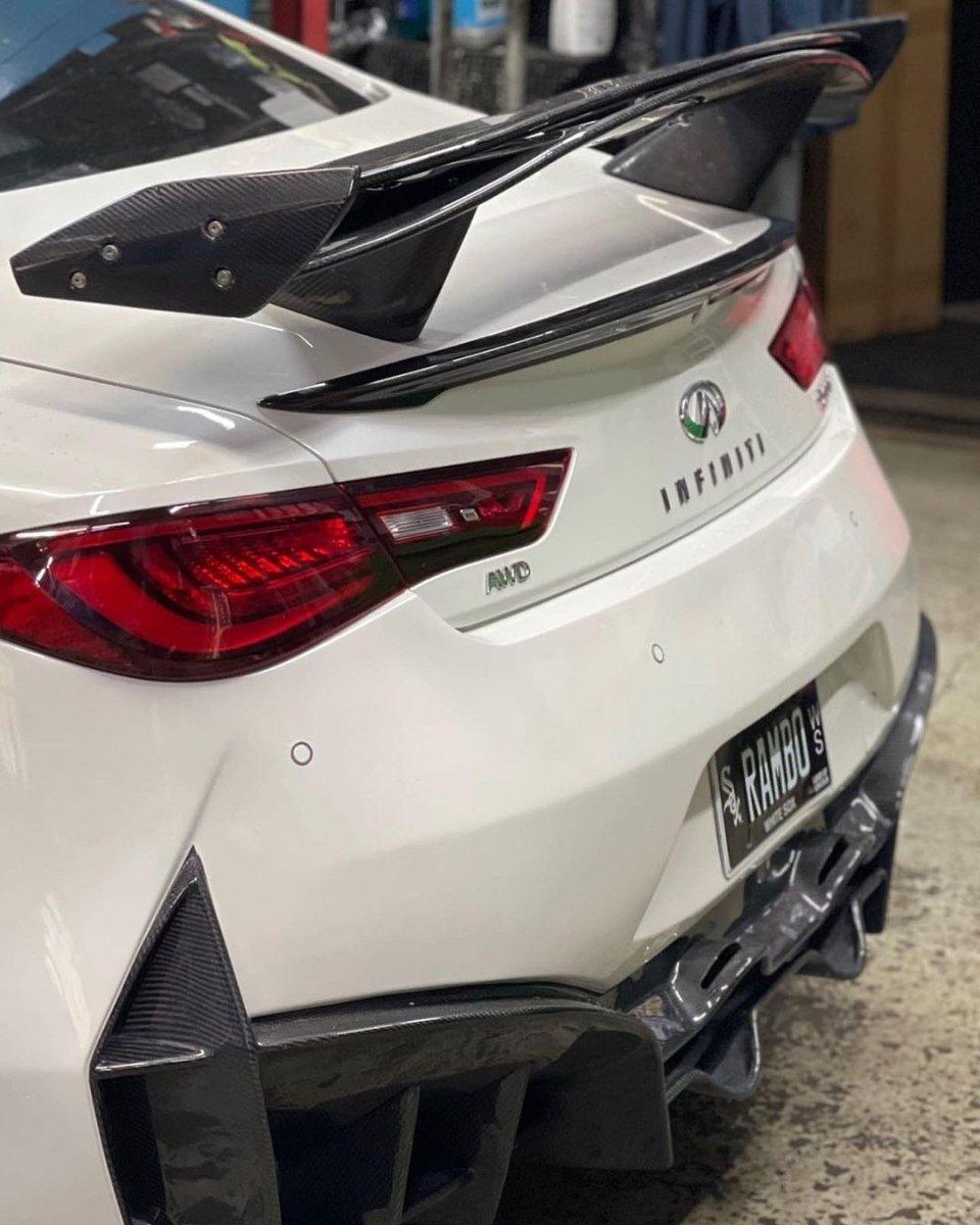 Q60 Modification Infiniti Q60 Sport/Pure Aftermarket Parts - CMST Tuning Rear Bumper ...