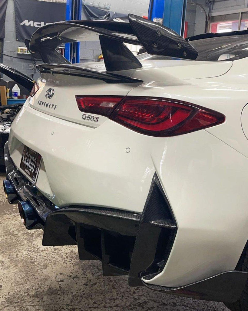 Q60 Modification Infiniti Q60 Sport/Pure Aftermarket Parts - CMST Tuning Rear Bumper ...