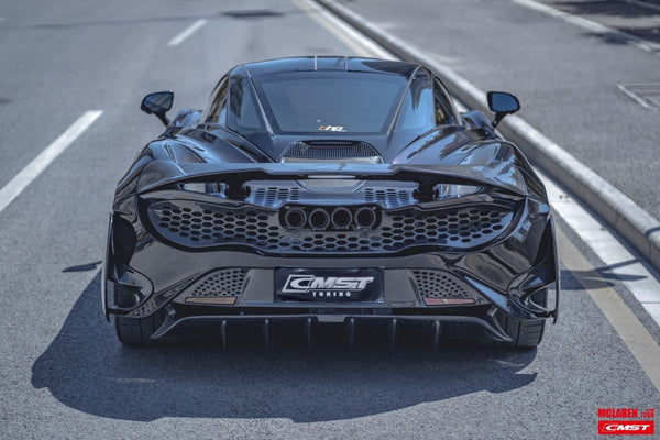 McLaren 720s 2018-2023 with Aftermarket Parts - OE Style Rear Intake Vents Carbon Fiber / FRP from CMST Tuning
