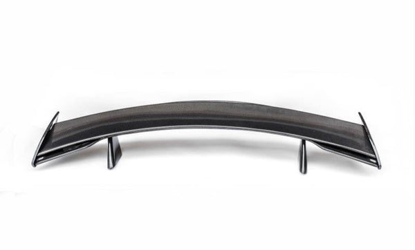 Infiniti Q60 Red Sport 400 Premium Luxe Sport Pure 2017-2022 with Aftermarket Parts - Project Black S Concept Style Rear Spoiler Wing Carbon Fiber/FRP from CMST Tuning