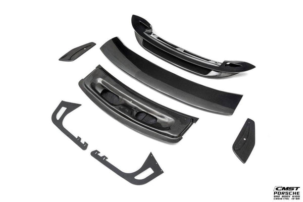 Porsche 911 992 992.1 Carerra Base/S/T/4/4S/Targa 4/Targa 4S/GTS 2020-2024 with Aftermarket Parts - V2 & GT3 Style Carbon Fiber & FRP Rear Spoiler Wing from CMST Tuning