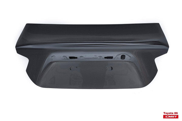 Toyota Scion Subaru GT86 86 TRD GT SE Base 2017-2020 & Scion FR-S FRS 2013-2016 & BRZ TS Limited Premium 2013-2020 with Aftermarket Parts - V1 Style Trunk Lid Carbon Fiber from CMST Tuning