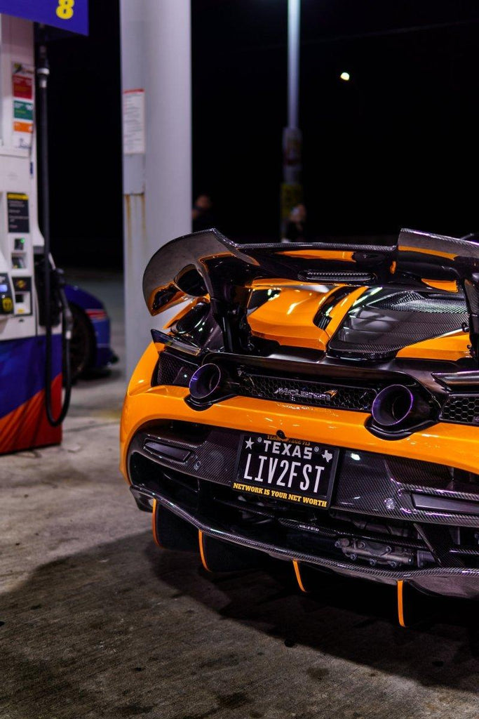 720s Modified Rear McLaren 720s Aftermarket Parts - CMST Tuning Rear Spoiler Wing Carbon ...