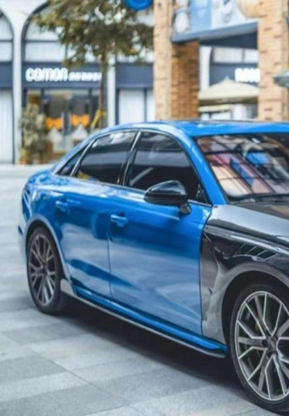 Audi S4 A4 B9.5 2020-ON with Aftermarket Parts - Side Skirts Carbon Fiber from CMST Tuning