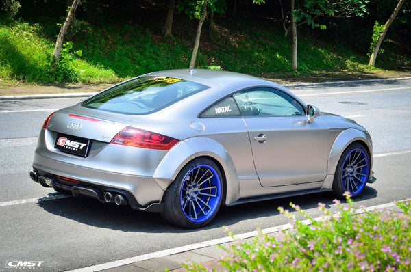 Audi TT TTS TTRS MK2 8J 8.5J 2007 2008 2009 2010 2011 2012 2013 2014 2015 with Aftermarket Parts - Side Skirts Carbon Fiber / FRP from CMST Tuning
