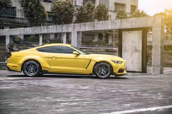 CMST Tuning Carbon Fiber Side Skirts for Ford Mustang S550.1 2015- 2017 - Performance SpeedShop
