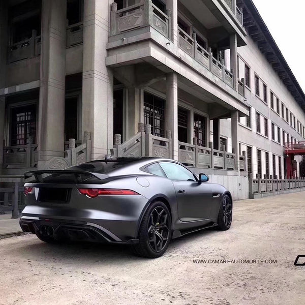 Jaguar F-Type SVR R S Base 2014-2020 with Aftermarket Parts - Side Skirts Carbon Fiber / FRP from CMST Tuning
