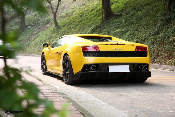 Lamborghini Gallardo 2009-2014 with Aftermarket Parts - Side Skirts Carbon Fiber / FRP from CMST Tuning
