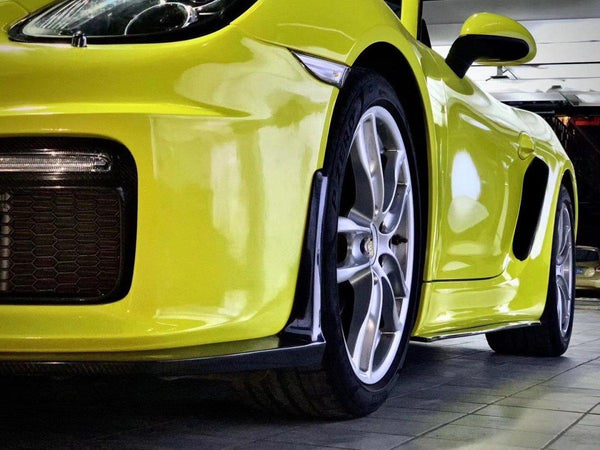 Porsche 981 Boxster (Base / S / GTS / Spyder) 2012 2013 2014 2015 2016 with Aftermarket Parts - Side Skirts Carbon Fiber / FRP from CMST Tuning
