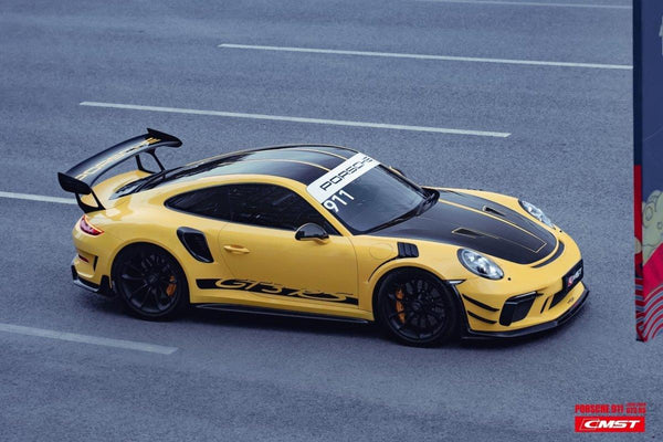 Porsche 991 991.1 911 Turbo/Turbo S/GT3RS 2012-2016 & 991 991.2 911 Turbo/Turbo S/GT3RS/GT2RS 2017-2019 with Aftermarket Parts - Vacuumed Carbon & FPR Side Skirts from CMST Tuning