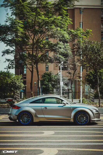 Audi TT TTS TTRS MK2 8J 8.5J 2007 2008 2009 2010 2011 2012 2013 2014 2015 with Aftermarket Parts - Widebody Wheel Arches Carbon Fiber / FRP from CMST Tuning