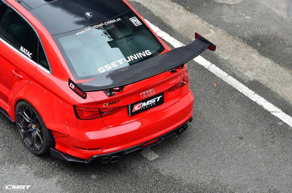 CMST Tuning Carbon Rear Spoiler GT Wing Ver.1 for Audi A3 S3 RS3 2014 - 2020 - Performance SpeedShop
