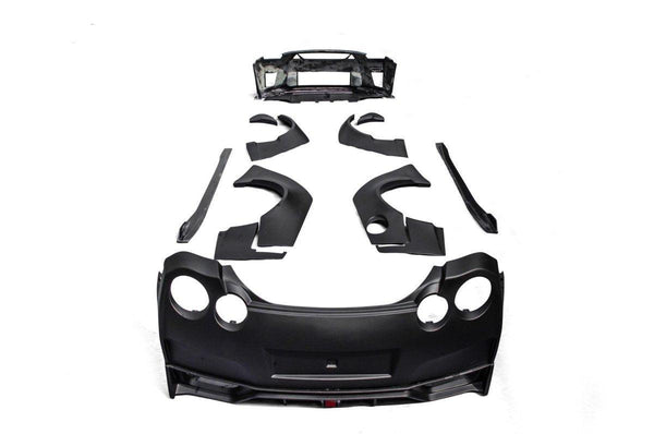 CMST Tuning Facelift Conversion Rear Bumper & Rear Diffuser 4 Pcs for Nissan GTR GT-R R35 2008-2022 - Performance SpeedShop