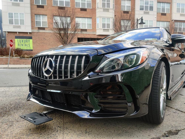 Mercedes Benz C-Class C43 C400 C300 W205 2015-2021 Sedan & C-Class C43 C300 W205 2016-2022 Coupe Convertible (suitable for both pre-facelift and facelift, only to be installed with CMST AMG GTR Style Bumper CMS2-210) with Aftermarket Parts - GTR Style Front Bumper & Front Lip Carbon Fiber/FRP/PP from CMST Tuning