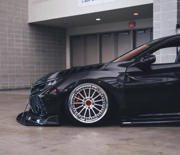 Honda Civic Type-R FK8 2017-2021 with Aftermarket Parts - Front Fenders Carbon Fiber/FRP from CMST Tuning