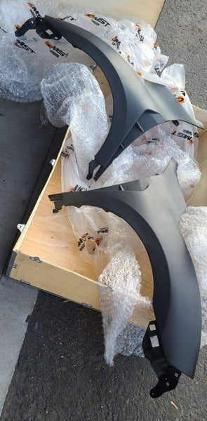 Honda Civic Type-R FK8 2017-2021 with Aftermarket Parts - Front Fenders Carbon Fiber/FRP from CMST Tuning