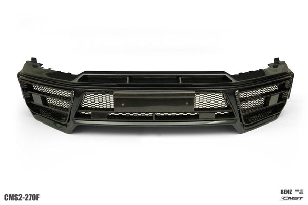 Mercedes Benz G63 AMG W463 W464 2019-ON with Aftermarket Parts - Front Bumper & Lip Carbon Fiber/FRP from CMST Tuning