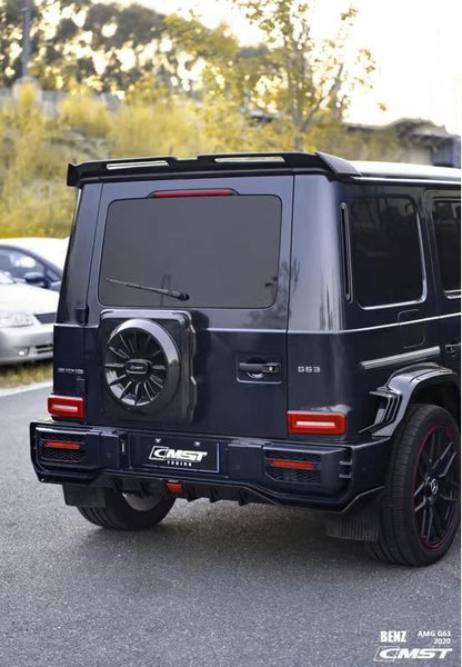 Mercedes Benz G63 AMG G550 W463 W464 2019-ON with Aftermarket Parts - Rear Bumper & Diffuser Carbon Fiber/FRP from CMST Tuning