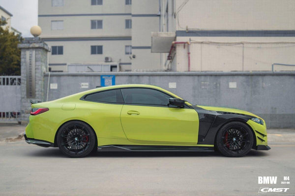 BMW M4 / M4C / M4CS G82 G83 2021-ON with Aftermarket Parts - Front Fenders Carbon Fiber / FRP from CMST Tuning