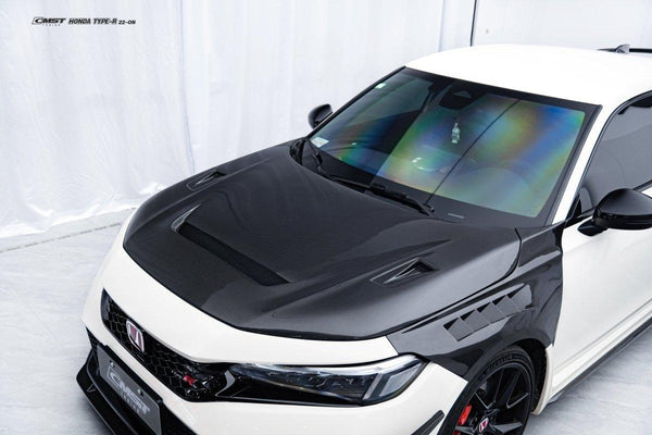 Honda Civic Type-R FL5 2023-ON with Aftermarket Parts - Pre-preg Carbon Fiber/FRP Front Fenders from CMST Tuning