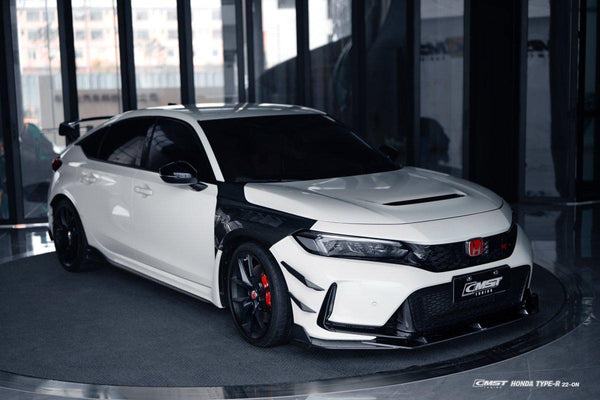 Honda Civic Type-R FL5 2023-ON with Aftermarket Parts - Pre-preg Carbon Fiber/FRP Front Fenders from CMST Tuning