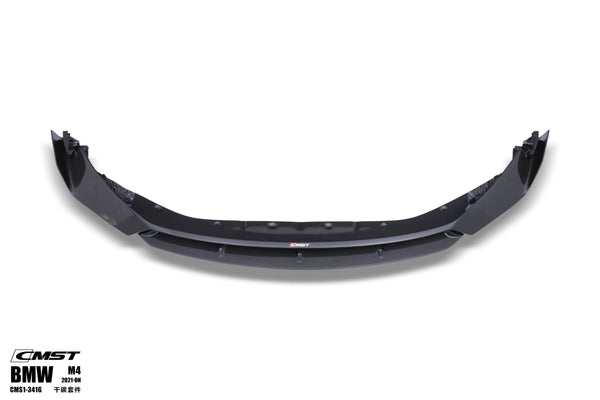 BMW M3/M3C G80/G81 & M4/M4C G82/G83 2021 2022 2023 2024 with Aftermarket Parts - Front Lip Pre-preg Carbon Fiber / FRP from CMST Tuning