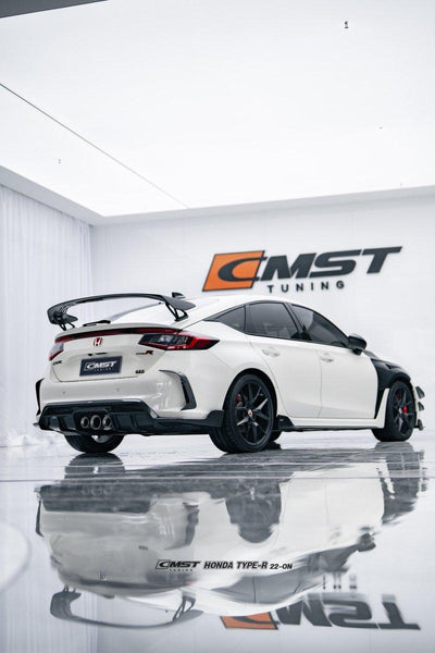 Honda Civic Type-R FL5 2023-ON with Aftermarket Parts - Pre-preg Carbon Fiber/FRP Rear Wing from CMST Tuning