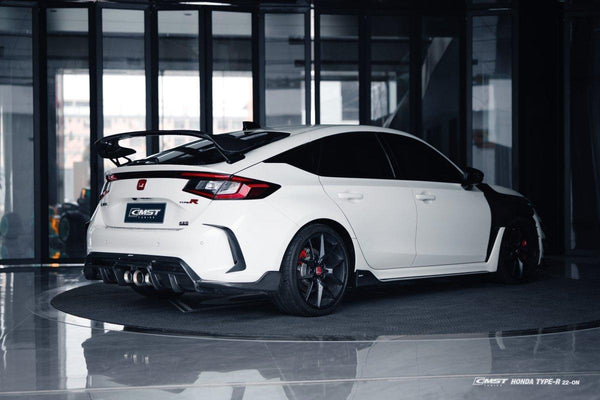 Honda Civic Type-R FL5 2023-ON with Aftermarket Parts - Pre-preg Carbon Fiber/FRP Side Skirts from CMST Tuning