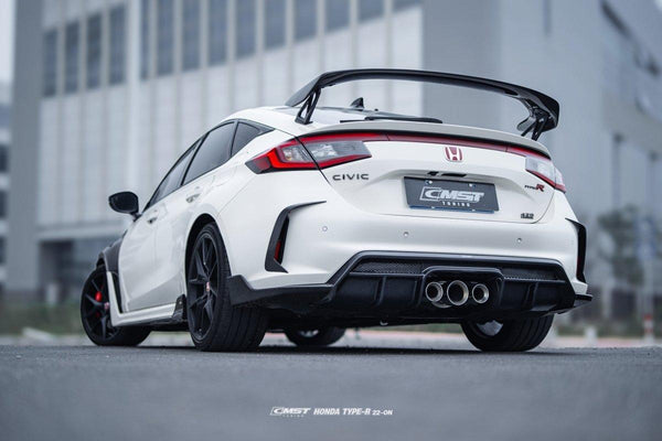 Honda Civic Type-R FL5 2023-ON with Aftermarket Parts - Pre-preg Carbon Fiber/FRP Side Skirts from CMST Tuning