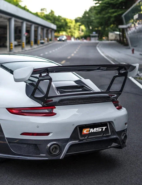 Porsche 991 991.1 991.2
 Carerra Base/S/T/4/4S/GTS/Turbo/Turbo S 2012-2016 with Aftermarket Parts - GT2RS 991.1 & 991.2 Style Full FRP & Vacuumed Carbon Rear Trunk Lid & Wing from CMST Tuning