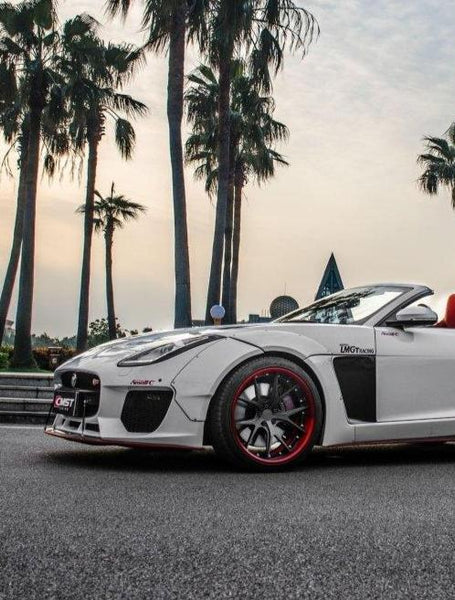 Jaguar F-Type SVR R S Base 2014-2020 with Aftermarket Parts - Widebody Wheel Arches Carbon Fiber / FRP from CMST Tuning
