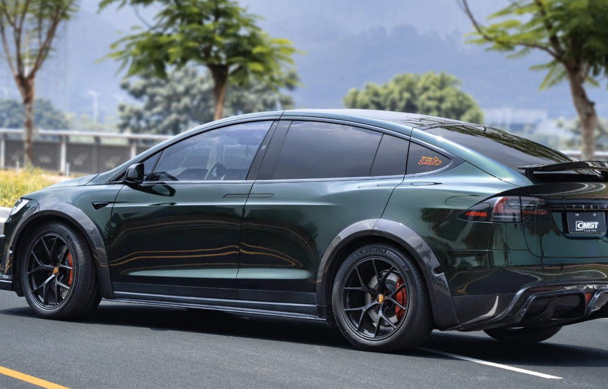 Tesla Model X Plaid Long Range Aftermarket Parts CMST Tuning Side ...