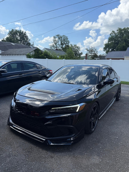 CMST Tuning V1 Vented Hood Bonnet for Honda Civic 11th Gen FE1 FE2 FE4 Carbon Fiber/FRP