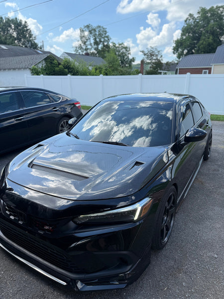 CMST Tuning V1 Vented Hood Bonnet for Honda Civic 11th Gen FE1 FE2 FE4 Carbon Fiber/FRP