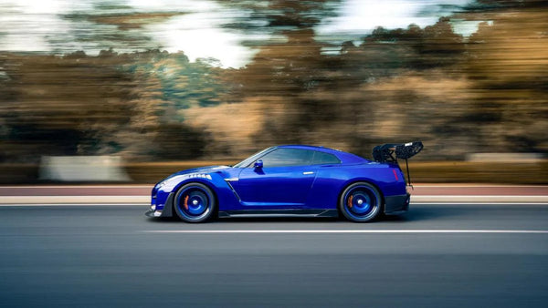 Nissan GTR Nismo T-Spec Black Edition Track Edition Premium Pure 2008 2009 2010 2011 2012 2013 2014 2015 2016 2017 2018 2019 2020 2021 2022 2023 2024 (2017 2018 2019 2020 2021 2022 2023 rear bumper is required for 2008 2009 2010 2011 2012 2013 2014 2015 2016 and 2024 model year) with Aftermarket Parts - "Godzilla" Rear Bumper & DiffuserCarbon Fiber from Robot Craftsman