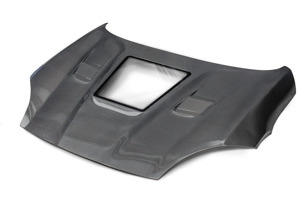 CMST Carbon Fiber Tempered Glass Transparent Hood Bonnet Clearview for Jaguar F-Type 2014-2020