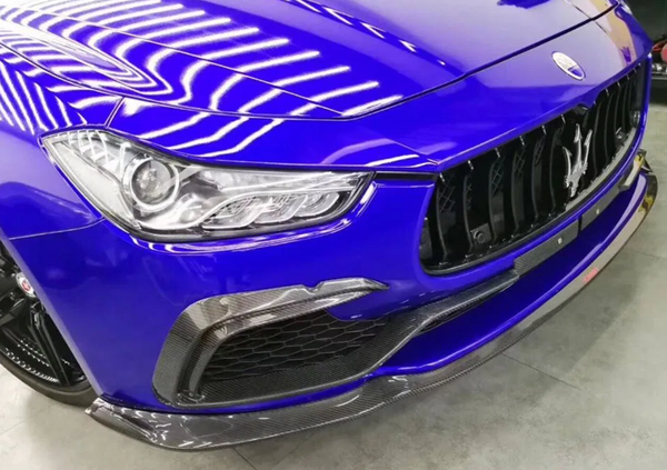 CMST Carbon Fiber Front Bumper Insert Trim for Maserati Ghibli 2014-2017