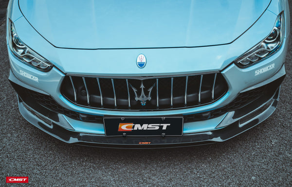 CMST Tuning Carbon Fiber Front Upper Valences for Maserati Ghibli 2018-ON