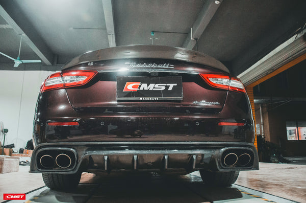 CMST Carbon Fiber Rear Diffuser for Maserati Quattroporte 2017-2019